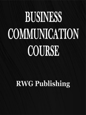 cover image of Business Communication Course